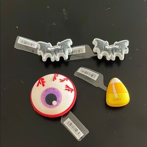 Crocs Halloween Jibbitz Set - Gray, Red, Yellow